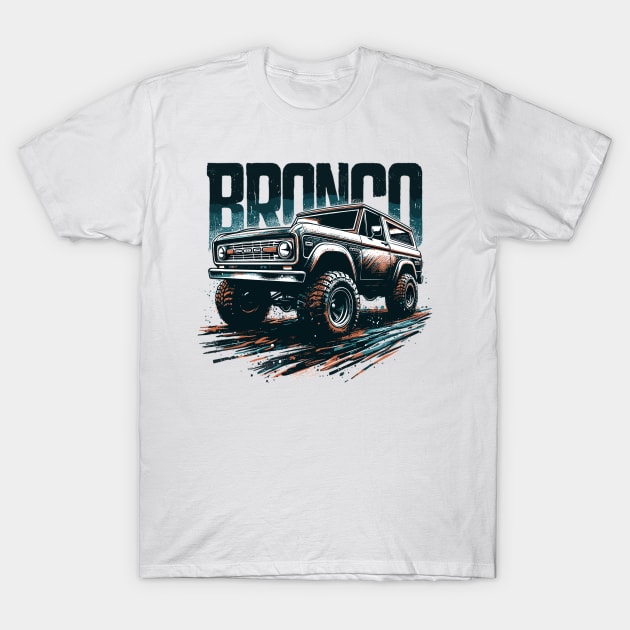 Ford Bronco T-Shirt by Vehicles-Art